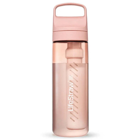 LifeStraw Go 2.0 650ml Water Filter Bottle in Cherry Blossom