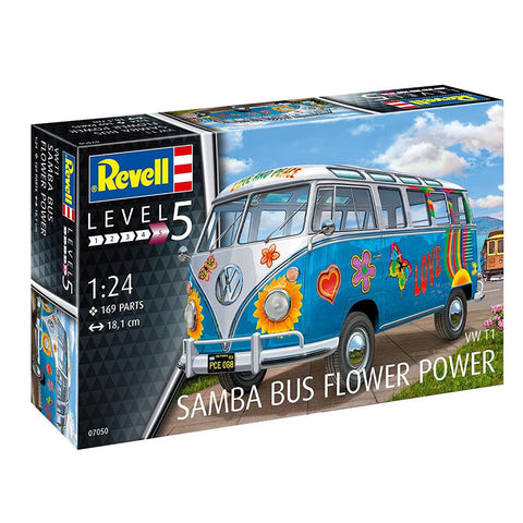Revell 1/24 VW T1 Samba Bus Flower Power