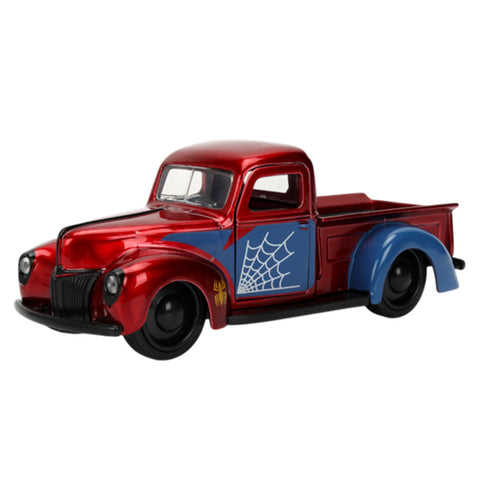 Jada 1:32 Scale Marvel Spider-Man 1941 Ford Pickup Diecast Vehicle