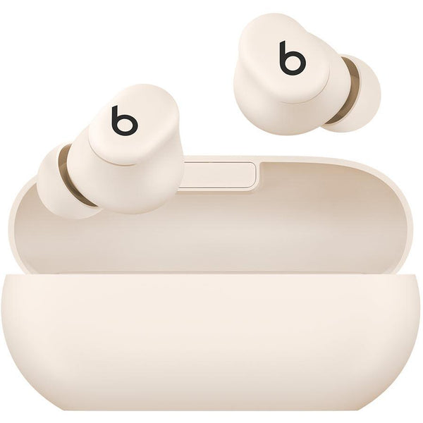 Beats Solo Buds True Wireless Earbuds (Matte Ivory) - JB Hi-Fi