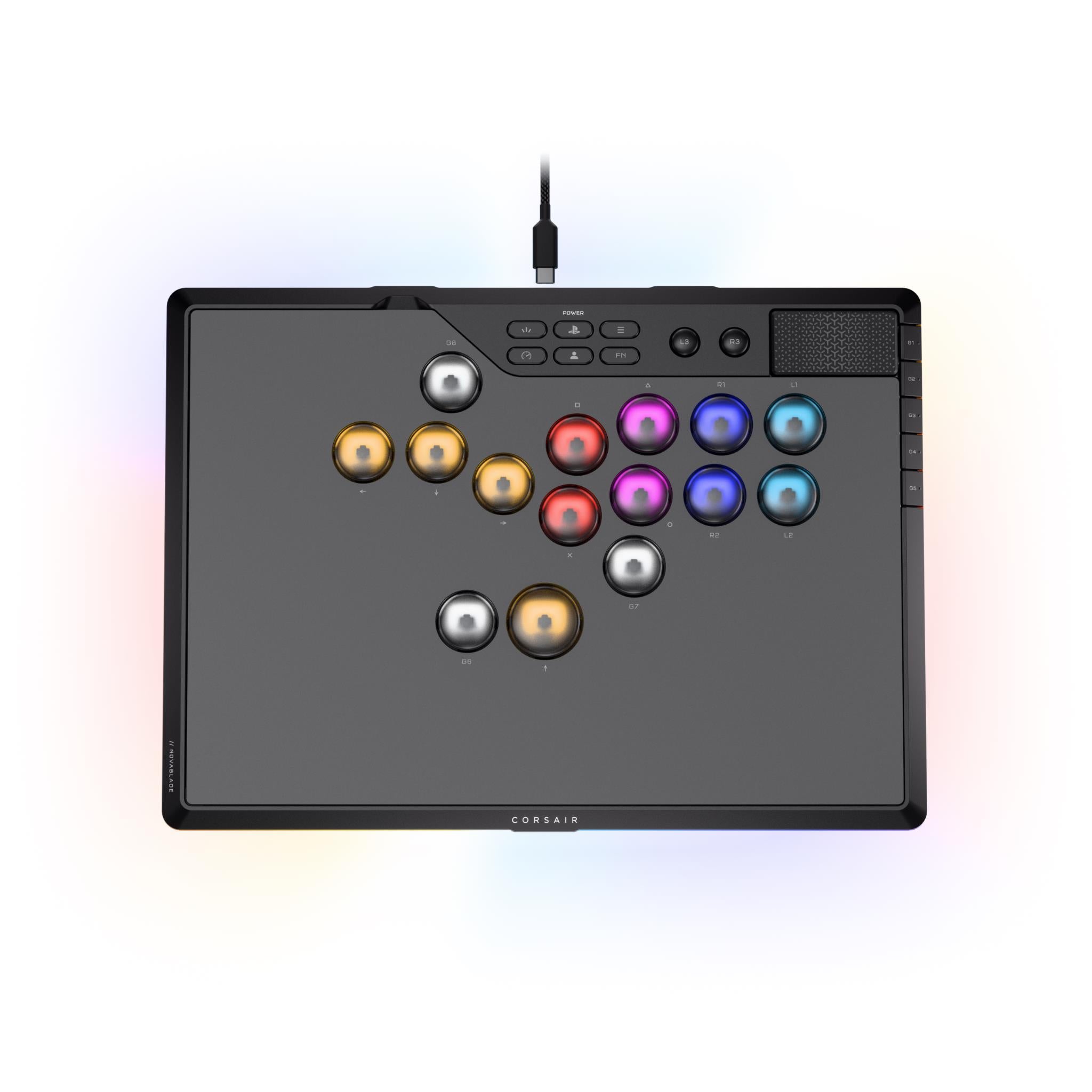 Novablade Pro Wireless Hall Effect Leverless Fight Controller JB