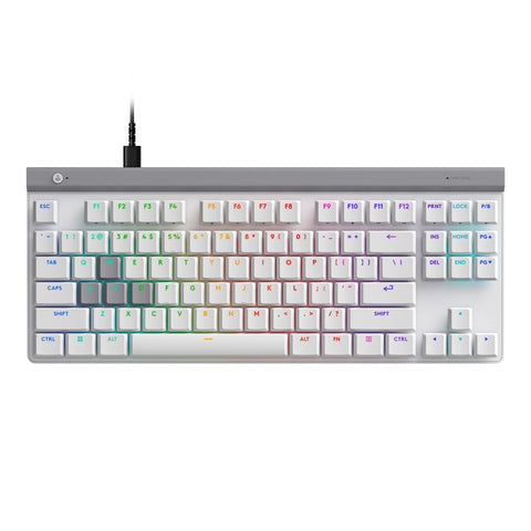 Logitech G515 RAPID TKL Wired Gaming Keyboard (White)