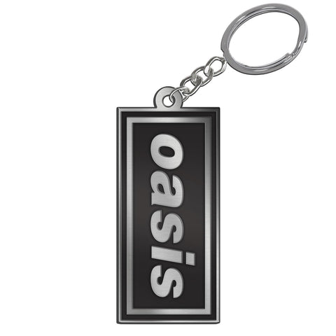 Oasis - Logo Metal Keyring