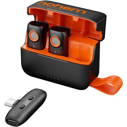 Hohem  (2TX-1RX + Charging Case) USB-C Wireless Mic