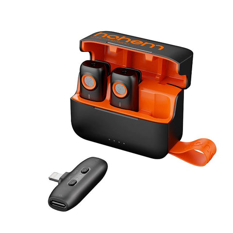 Hohem (2TX-1RX + Charging Case) Lightning Wireless Mic