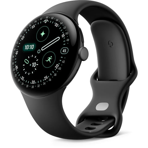 Google Pixel Watch 4 Wi-Fi 45mm (Matte Black with Obsidian Active Band)