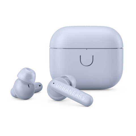 Urbanears Boo Tip True Wireless Earbuds with Charging Case (Slightly Blue)
