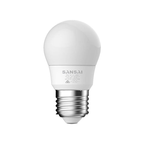 Sansai LED Fancy Round Light Bulb G45 5W E27 (Cool White)