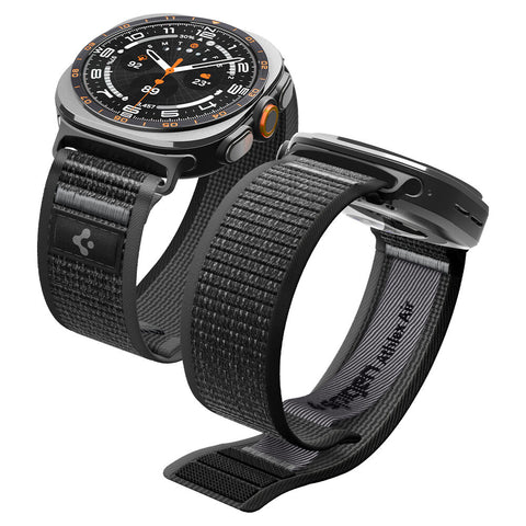 Spigen Galaxy Watch Ultra 2 47mm 2026 / Ultra 2025 2024 Athlex Air Watch Band (Active Black Gray)