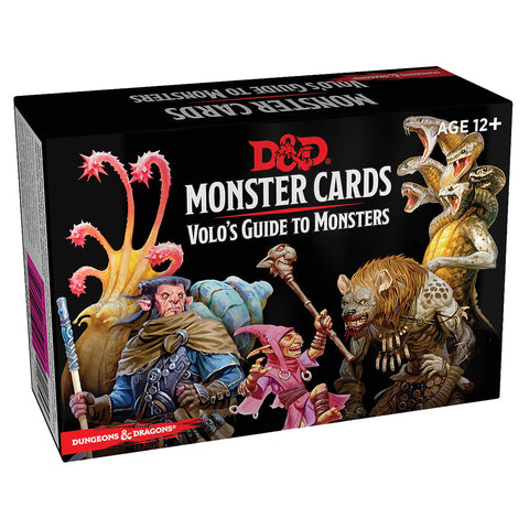 Wizards Of The Coast D&D Monster Cards Volos Guide to Monsters