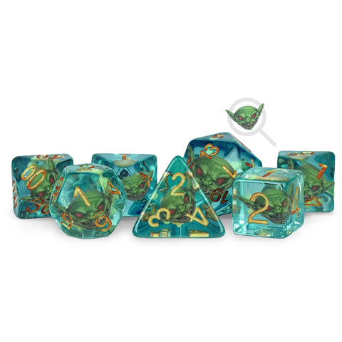 Fanroll By Metallic Dice Games MDG Pathfinder Goblin Inclusion Dice Set