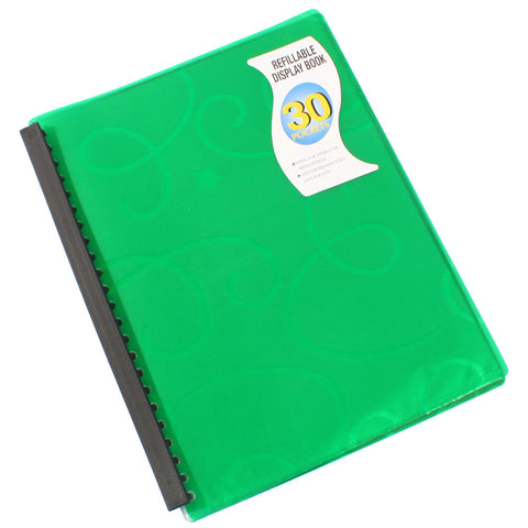 Beautone Jewel Twin Display Book 30 pocket (A4) - Green