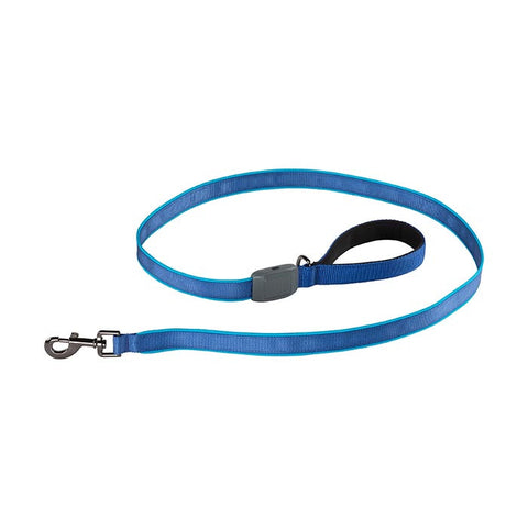 Nite Ize NiteDog Rechargeable LED Leash 1.22m Lime Green Nylon Dog Lead - Blue