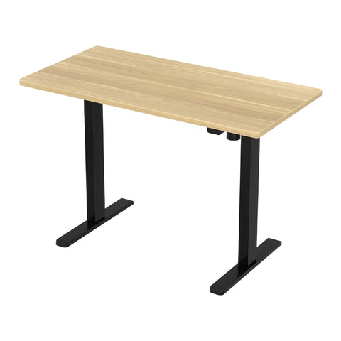 Artiss Standing Desk Motorised White Oak 140CM
