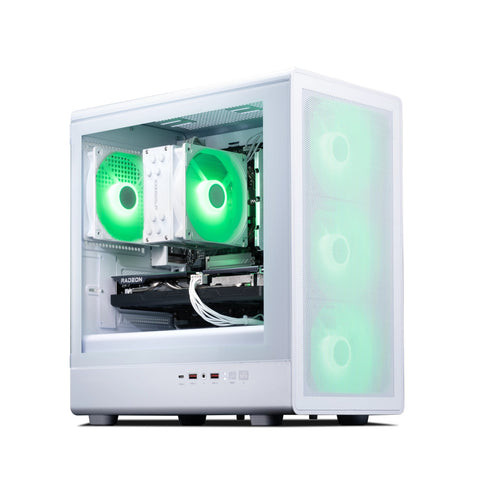 Aftershock Cloud | RX 9060XT - 8GB | Ryzen 5 7500F | Desktop Gaming PC