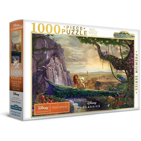 Harlington 1000pc Thomas Kinkade Return To Pride Rock Puzzle