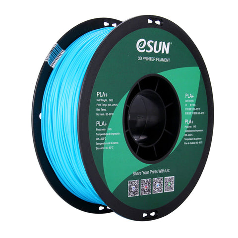 eSUN PLA+ HS High Speed 3D Print Filament 1.75mm 1kg - Light Blue