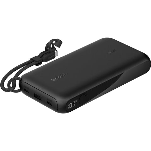 Belkin BoostCharge 20K Power Bank with Display (Black)