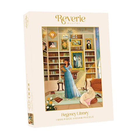 Reverie Puzzles Regency Library Jigsaw Puzzle (1000 Pieces)