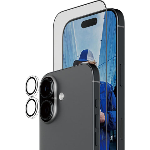 PanzerGlass 2-in-1 Bundle UWF Screen Protector + Hoops for iPhone 17