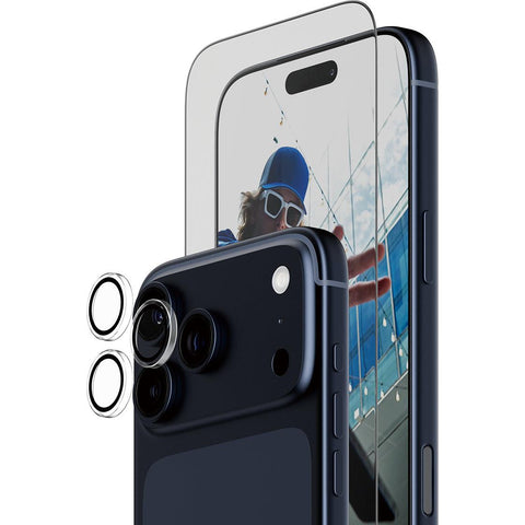 PanzerGlass 2-in-1 Bundle UWF Screen Protector + Hoops for iPhone 17 Pro Max