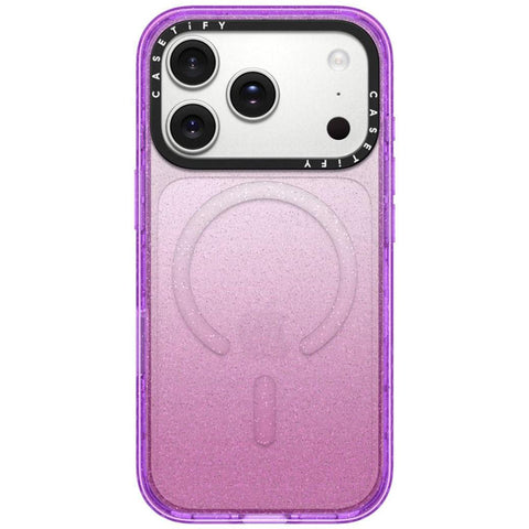 Casetify Impact Case for iPhone 17 Pro (Glitter Purple)