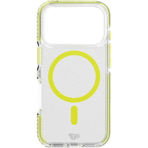 Tech21 EvoCrystal MagSafe Case for iPhone 17 Pro (Clear/Green)