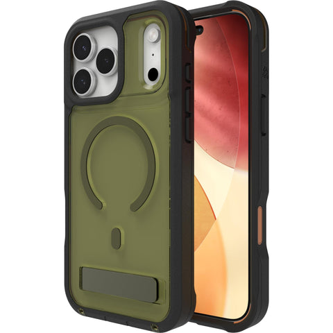 ZAGG Rainier Snap Kickstand + Camera Control Button Case for iPhone 17 Pro Max (Sea Kelp)