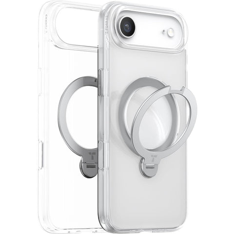 Torras Ostand Spin Case for iPhone Air (Clear)