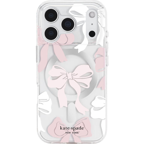 Kate Spade Protective MagSafe Case for iPhone 17 Pro (Tied with a Bow)