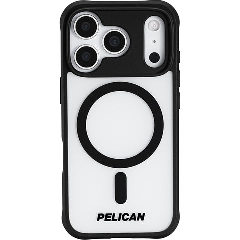 Pelican Ranger MagSafe Case for iPhone 17 Pro (Frosted Clear/Black)