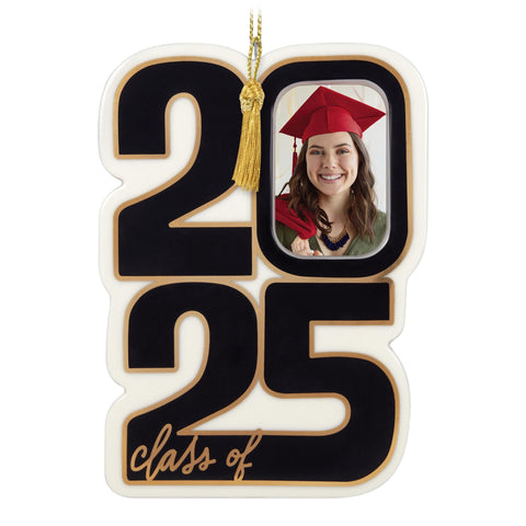 Class of 2025, Photo Holder - 2025 Hallmark Keepsake Christmas Ornament