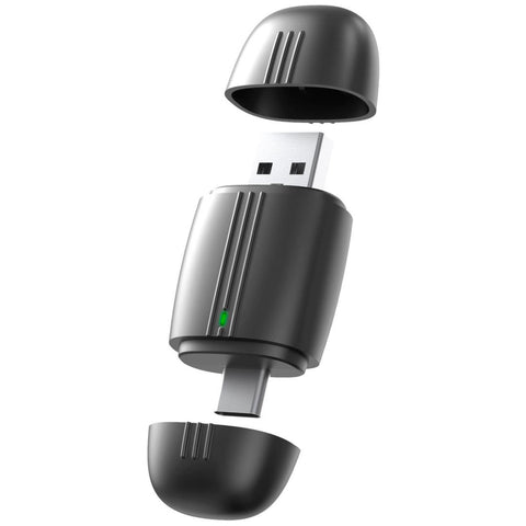 Laser Wireless Dongle for CarPlay/Android Auto with USB-A + USB-C