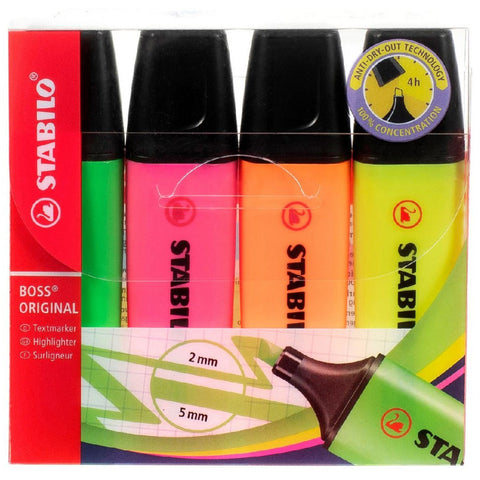 Stabilo Boss Highlighter Wallet 4