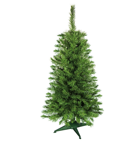 1.2m Valley Fir Evergreen Christmas Sapling Tree | 154 Tips & Attached BranchesGreen
