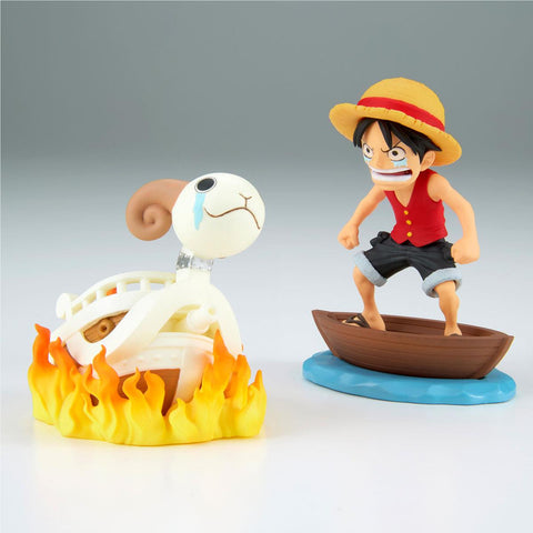 One Piece - World Collectable Figure Log Stories - Monkey D. Luffy & Going Merry Figure