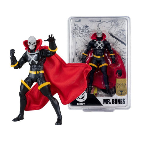 DC Comics -  Mr. Bones (Infinity Inc #16) Gold Label 7" Action Figure (McFarlane Toys)