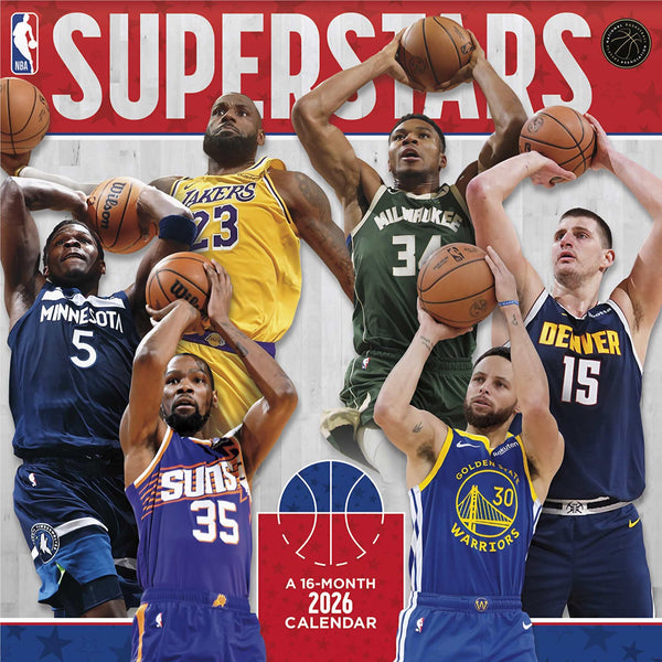 NBA Superstars 2026 Calendar JB Hi-Fi