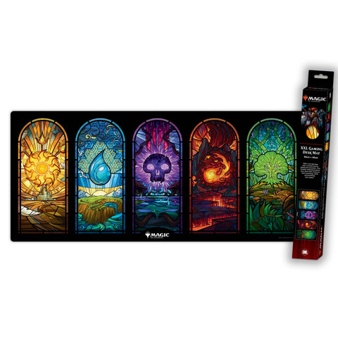 MTG - Stained Glass XXL Gaming Desk Mat