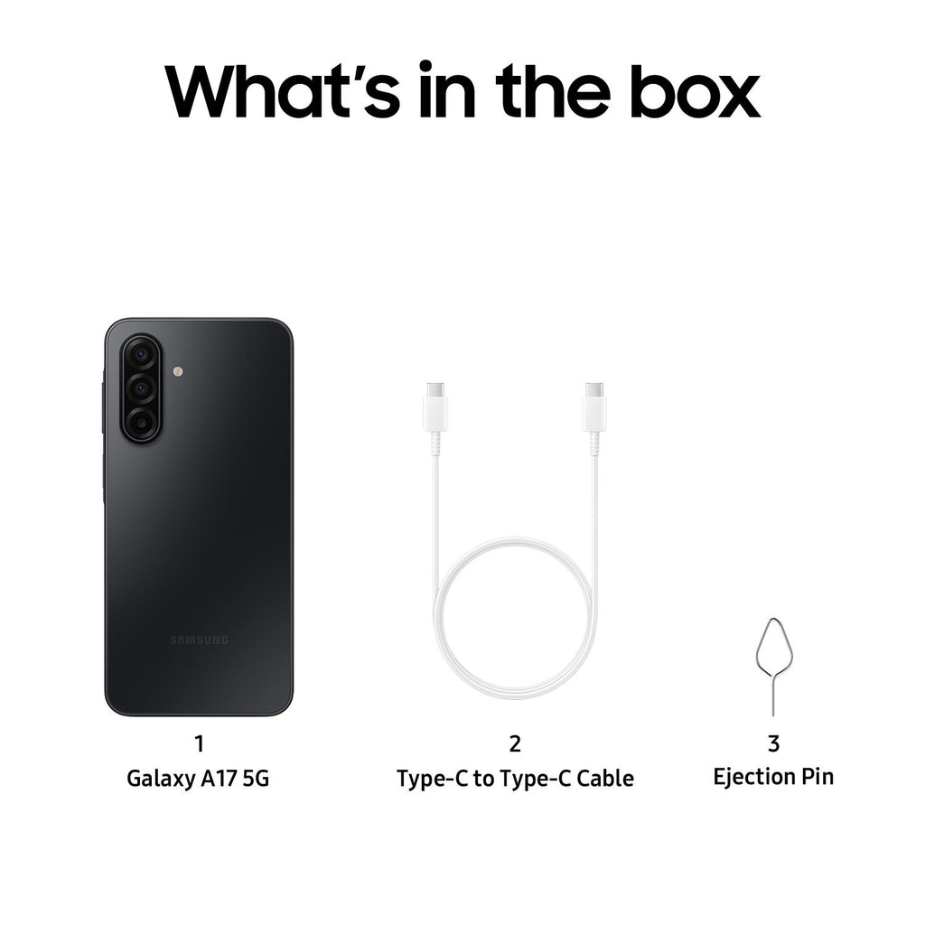 Samsung Galaxy A17 5G 128GB (Black) - JB Hi-Fi