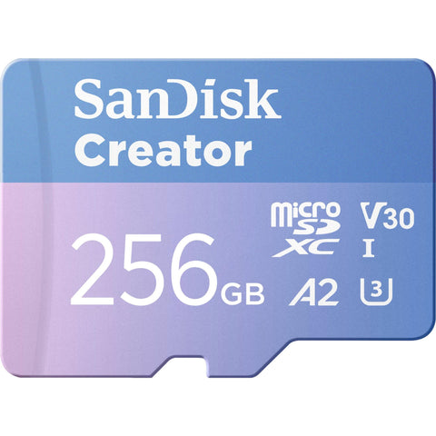 SanDisk® Creator microSD™ Card UHS-I with Adapter 256GB