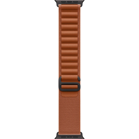 Apple Watch 49mm [Terra Cotta] Alpine Loop [Medium] - [Black Titanium Finish]