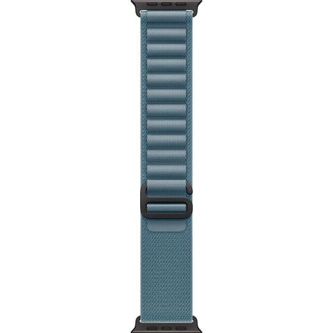 Apple Watch 49mm [Light Blue] Alpine Loop [Medium] - [Black Titanium Finish]