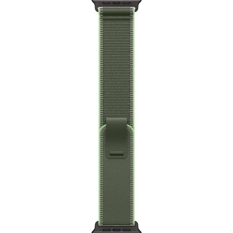Apple Watch 49mm [Green/Neon] Trail Loop [S/M] [Black Titanium Finish]
