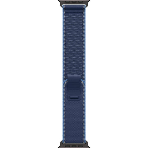 Apple Watch 49mm [Blue/Bright Blue] Trail Loop [M/L] [Black Titanium Finish]