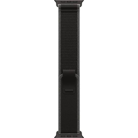 Apple Watch 49mm [Black/Charcoal] Trail Loop [S/M] [Black Titanium Finish]