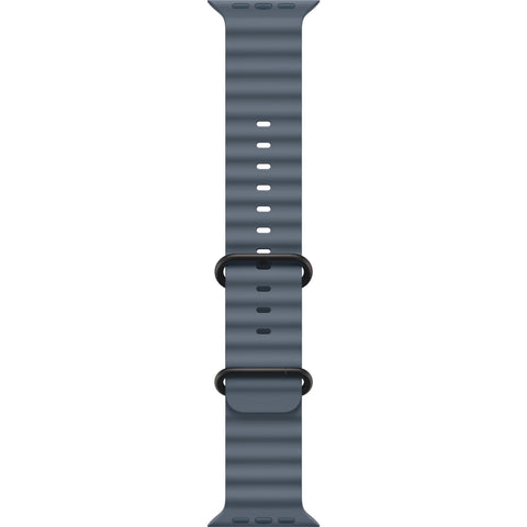Apple Watch 49mm [Anchor Blue] Ocean Band - [Black Titanium Finish]