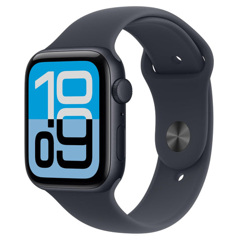 Apple Watch SE 3 44mm Midnight Aluminium Case GPS Sport Band (M/L) [2025]