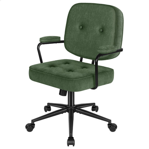 ALFORDSON Office Chair Ergonomic Executive Computer Work Seat Chenille (Green)