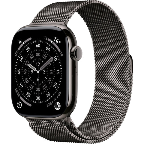 Apple Watch Series 11 46mm Slate Titanium Case GPS + Cellular  Slate Milanese Loop (M/L)